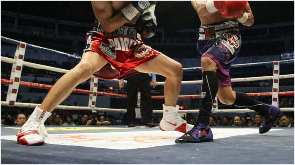 What is the role of footwork in boxing success